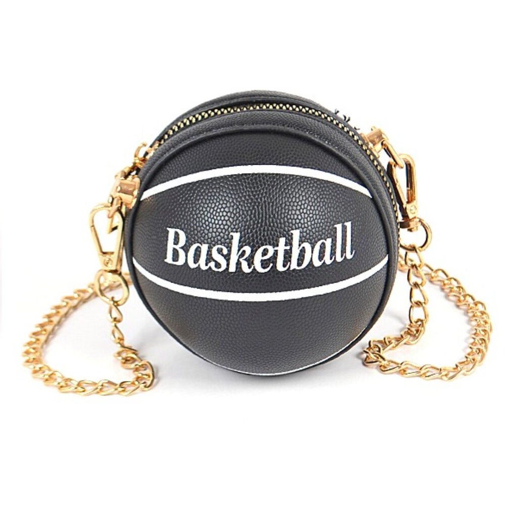 BNWT Mini Basketball Pouch Swing Bag Fun Bag Novelty Bag Basketball Bag
